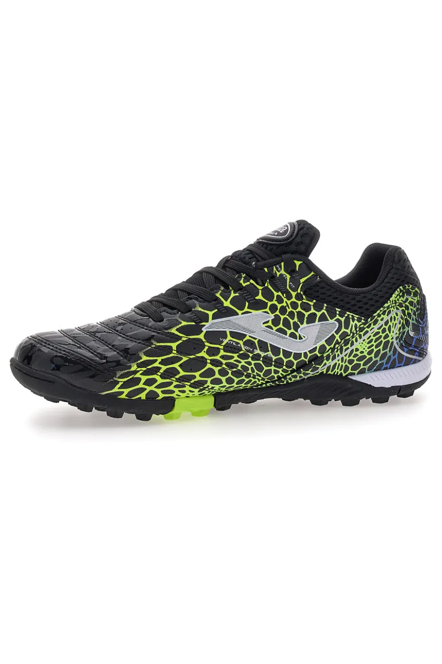 Scarpe da calcetto nere con dettagli fluo Joma Maxima 2531