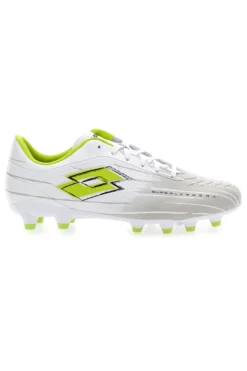 Scarpe da calcio bianche lime tacchetti LOTTO SOLISTA 700 IX