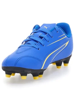 Scarpe da Calcio Blu e Gialle Puma Vitoria Fg/Ag Jr