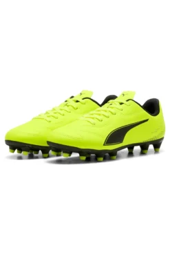 Scarpe da calcio gialle Puma Vitoria II FG/AG Jr
