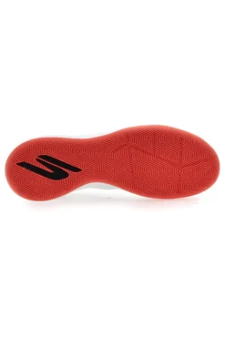 Scarpe da calcio indoor bianche con dettagli azzurri Skechers Club IC