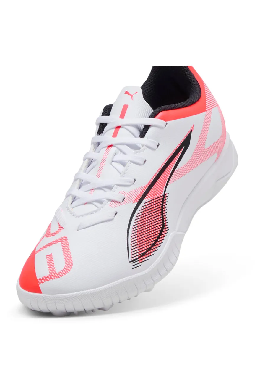 Scarpe da Calcio Indoor PUMA ULTRA 5 PLAY TT Jr Bianche e Rosse