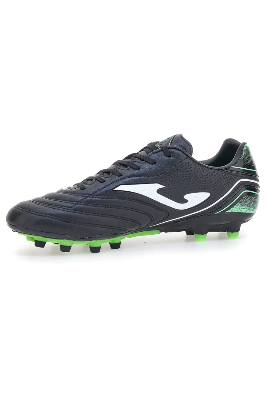 Scarpe da calcio nere con dettagli verdi Joma Aguila 2501