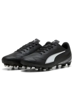 Scarpe da calcio nere con logo bianco Puma Vitoria II FG/AG