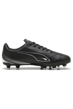 Scarpe da calcio nere per terreni naturali ed erba artificiale Puma Vitoria II FG/AG Jr