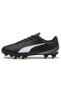 Scarpe da calcio nere per terreni naturali ed erba artificiale Puma Vitoria II FG/AG Jr