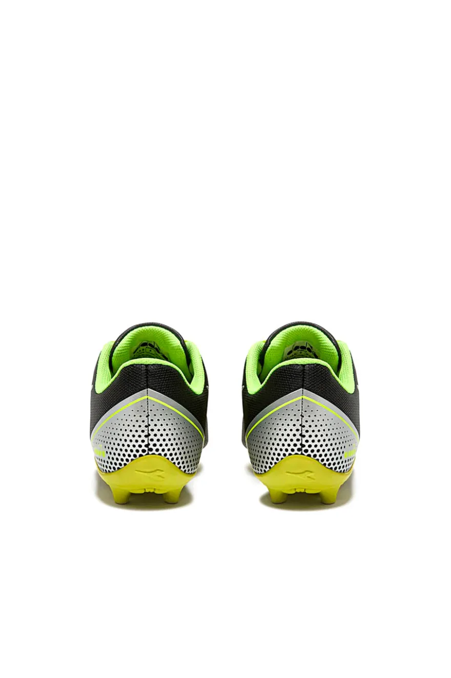 Scarpe da Calcio per Terreni Duri Nere e Gialle Diadora Pichichi 7 MD Jr