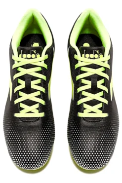 Scarpe da calcio per terreni sintetici nere e verdi Diadora PICHICHI 7 MG14