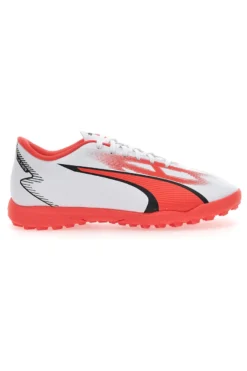 Scarpe da Calcio Puma Ultra Play TT Jr Bianche e Arancioni