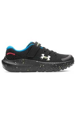 Scarpe da corsa nere con dettagli fluo Under armour UA BPS Surge 4 AC