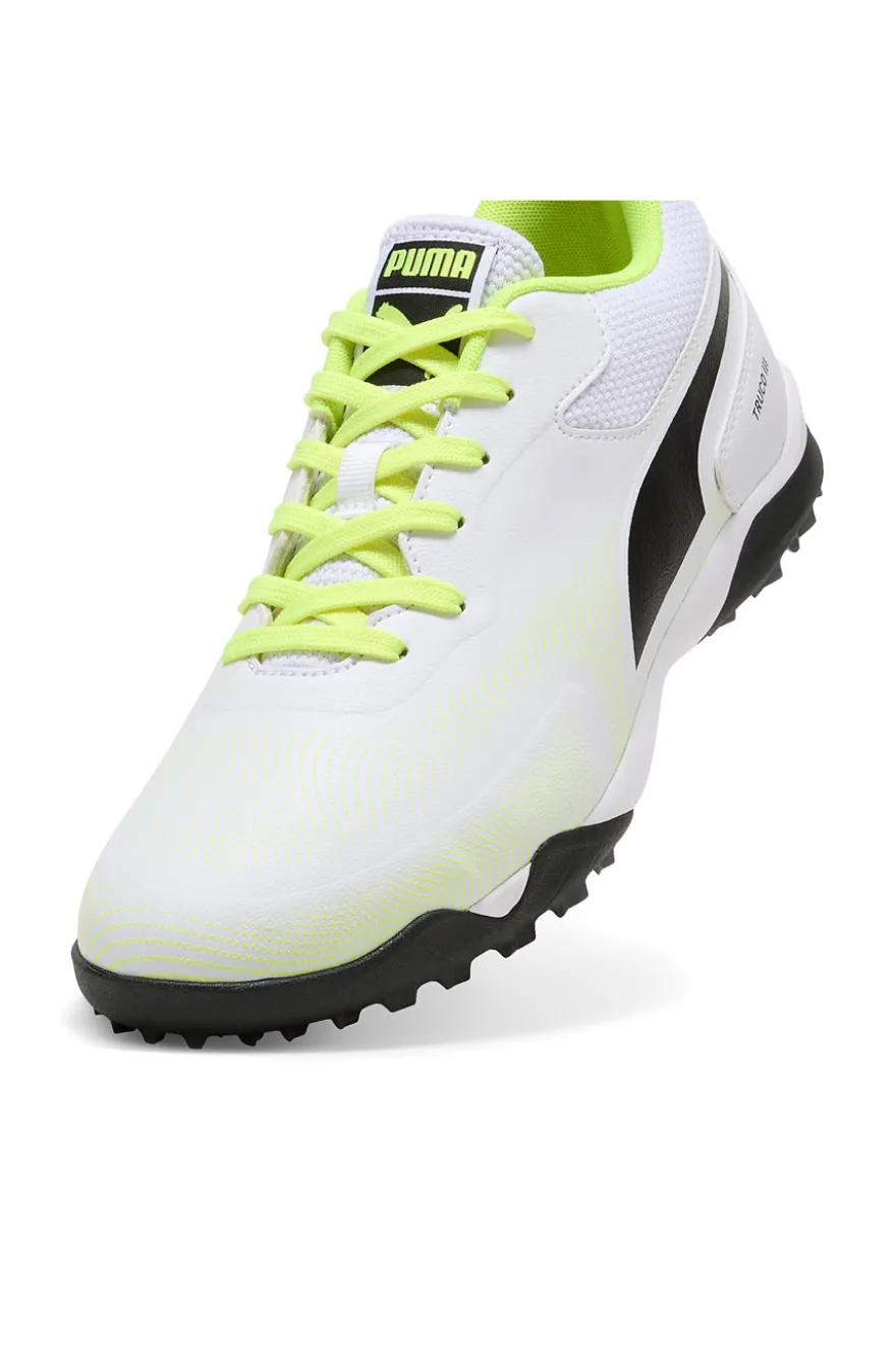 Scarpe da Futsal Bianche e Giallo Fluo Puma TRUCO III TT