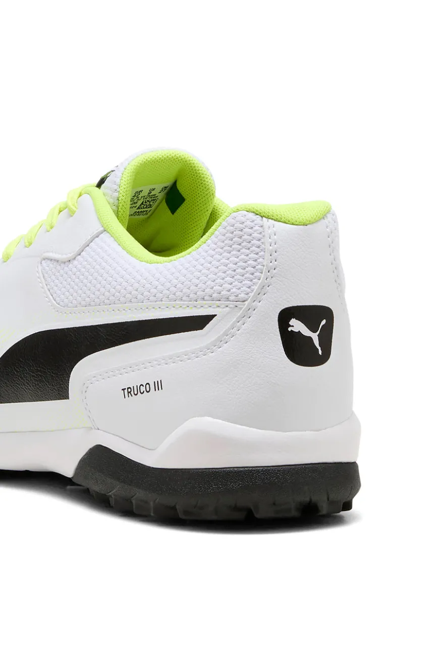 Scarpe da Futsal Bianche e Giallo Fluo Puma TRUCO III TT