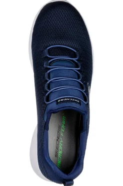 Scarpe da ginnastica blu in mesh con Memory Foam Skechers Dynamight