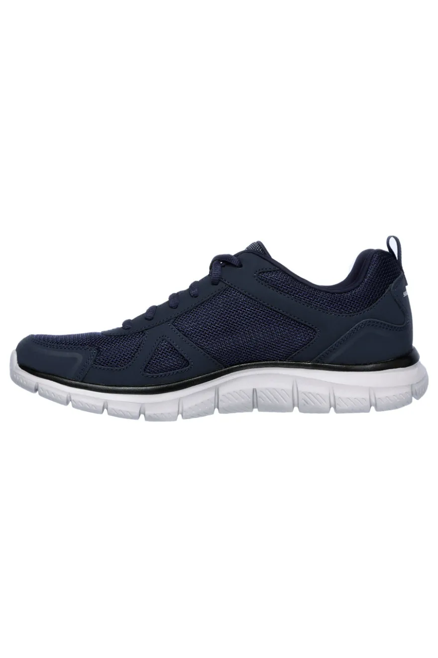 Scarpe da Ginnastica blu traspiranti Memory Foam Skechers Track Scloric