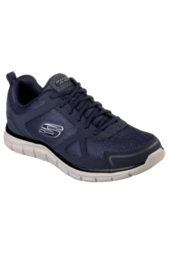 Scarpe da Ginnastica blu traspiranti Memory Foam Skechers Track Scloric