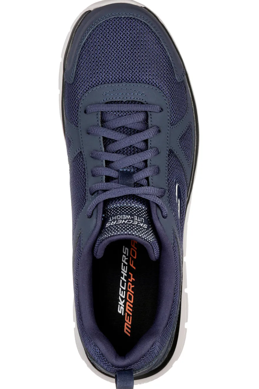 Scarpe da Ginnastica blu traspiranti Memory Foam Skechers Track Scloric