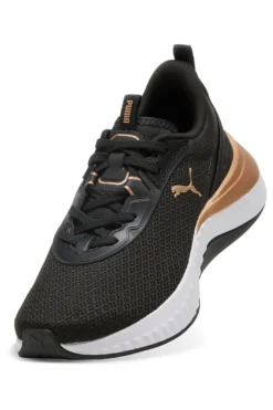 Scarpe da ginnastica nere con dettagli oro e suola Softride Puma Softride Sera Wns