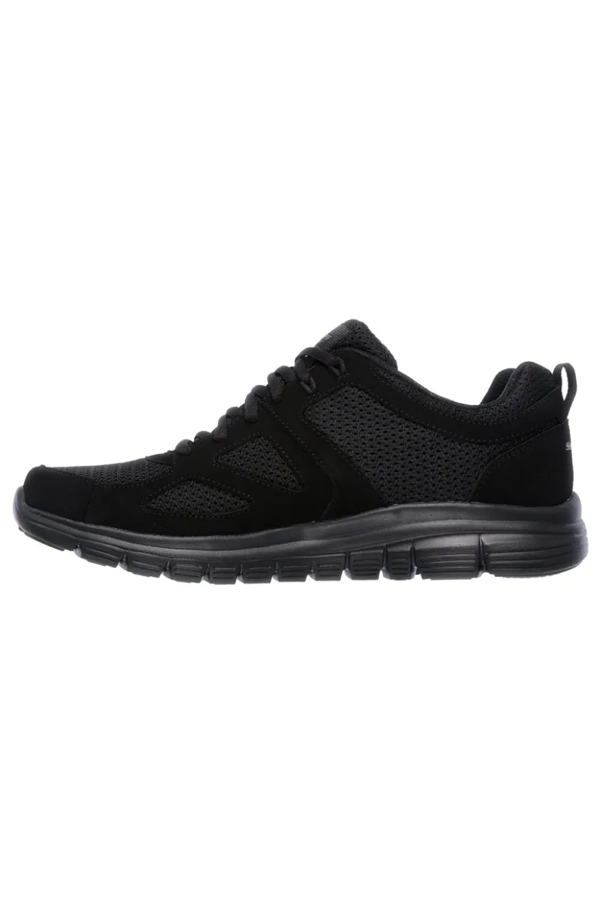 Scarpe da ginnastica nere in mesh e Memory Foam Skechers Burns - Agoura