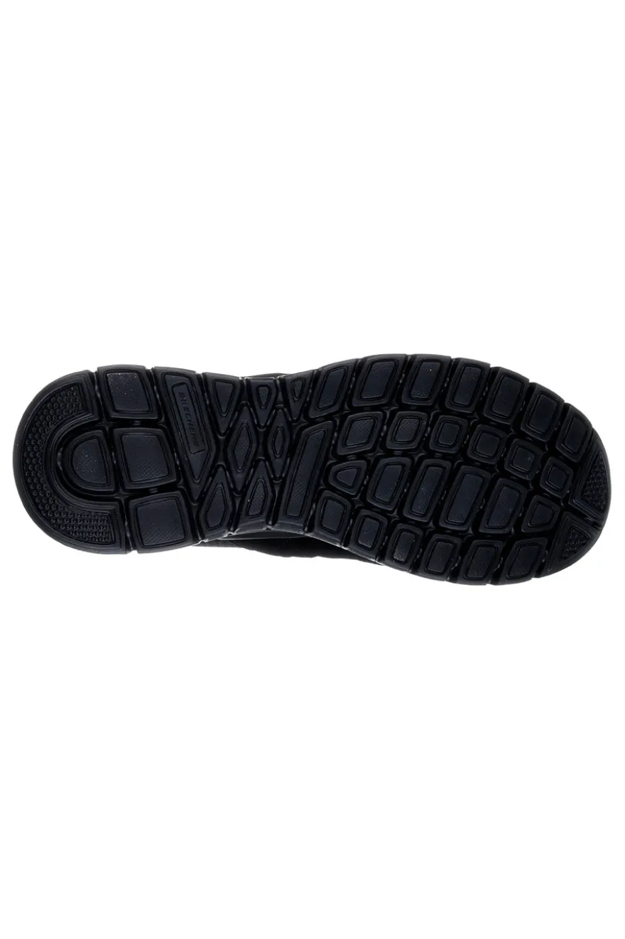 Scarpe da ginnastica nere in mesh e Memory Foam Skechers Burns - Agoura
