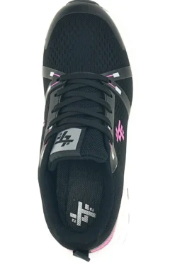 Scarpe da ginnastica nero fucsia traspirante ammortizzata 2T2L 4BF103037