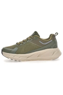 Scarpe da ginnastica verde militare con suola beige Route 66 RO51811D