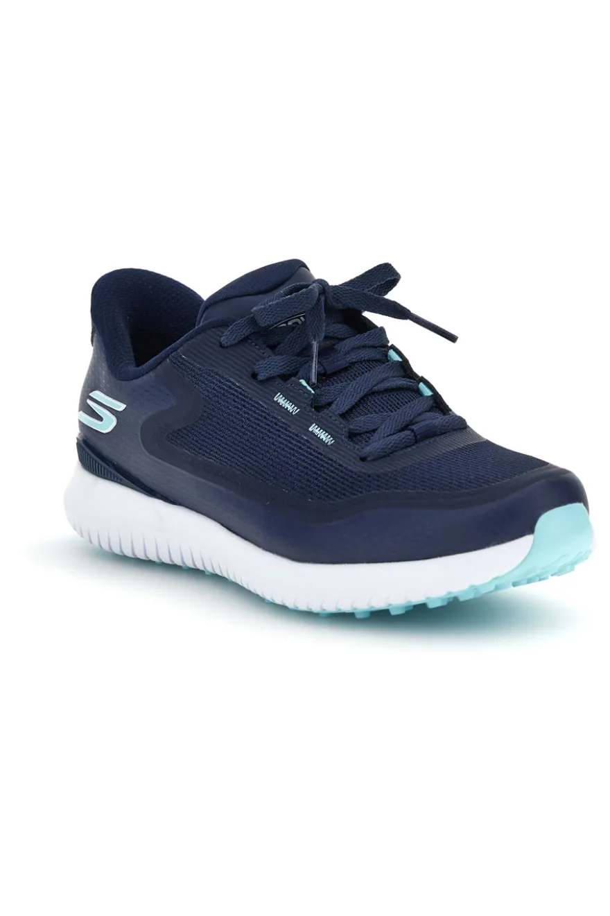 Scarpe da golf blu slip-on impermeabili Skechers GO GOLF Flight Slip-ins