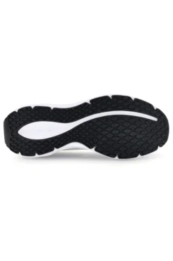 Scarpe da running bianco e nero con mesh traspirante e Charged+ Cushioning Under armour Ascend