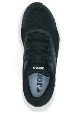 Scarpe da running nere in mesh con suola azzurra Joma Vitality Lady 2501