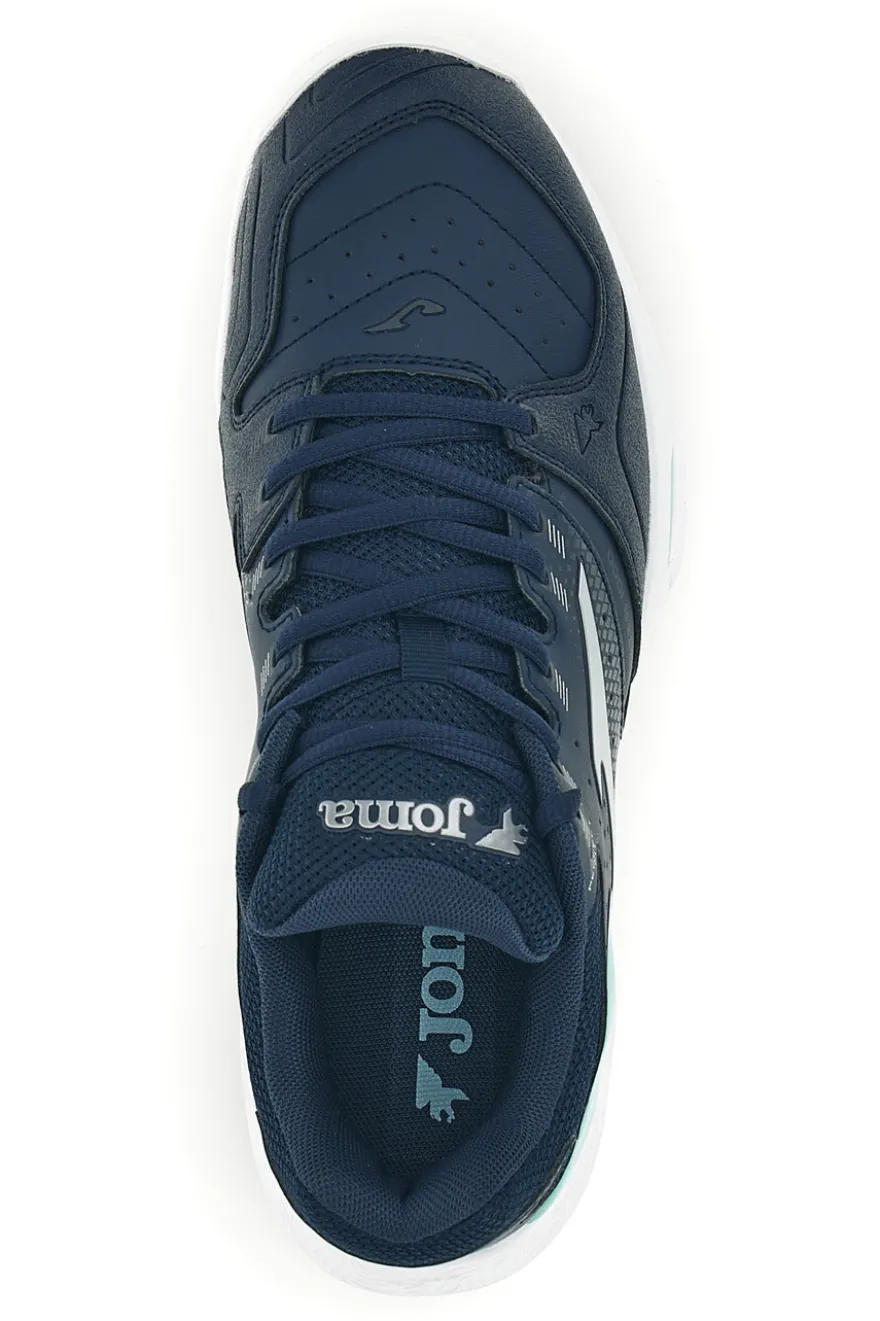 Scarpe da tennis blu con inserti azzurri traspiranti Joma Master 1000 2603