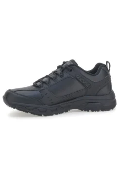 Scarpe da Trail Nere con Tomaia in Pelle SKECHERS Relaxed Fit: Oak Canyon - Redwick