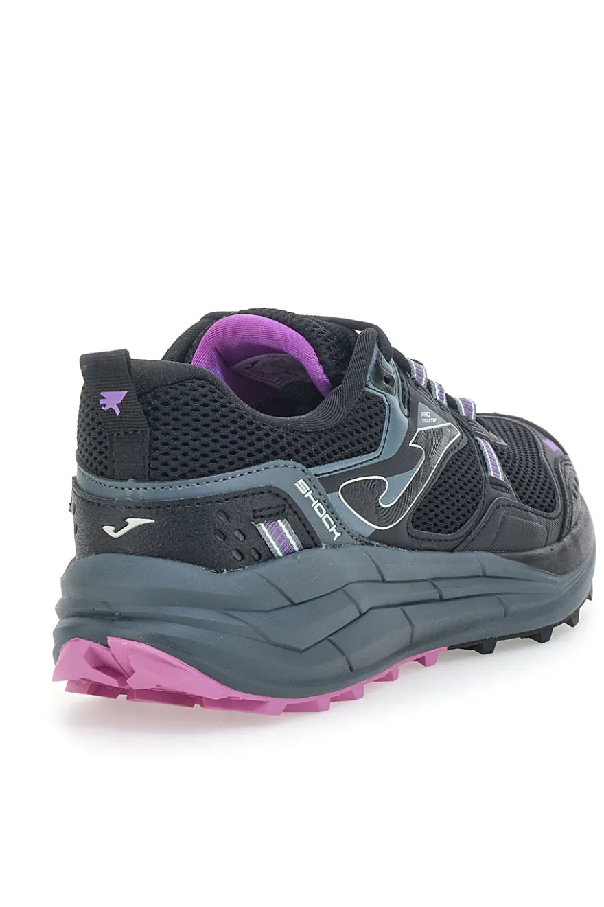 Scarpe da Trail Running Nere con Tomaia in Mesh JOMA SHOCK LADY 2501