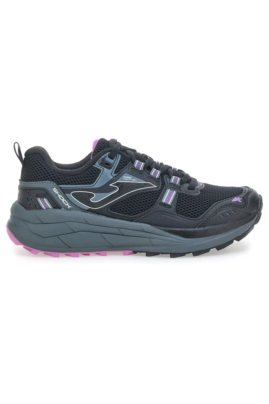 Scarpe da Trail Running Nere con Tomaia in Mesh JOMA SHOCK LADY 2501