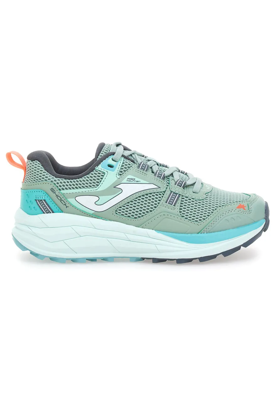 Scarpe da Trail Running Verde Acqua con Tomaia in Mesh JOMA SHOCK LADY 2527
