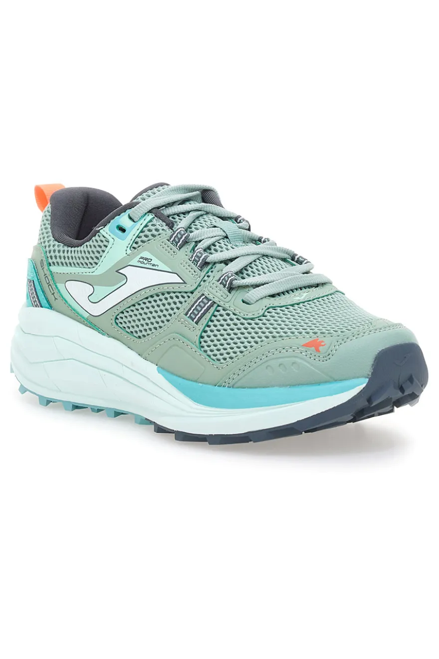 Scarpe da Trail Running Verde Acqua con Tomaia in Mesh JOMA SHOCK LADY 2527