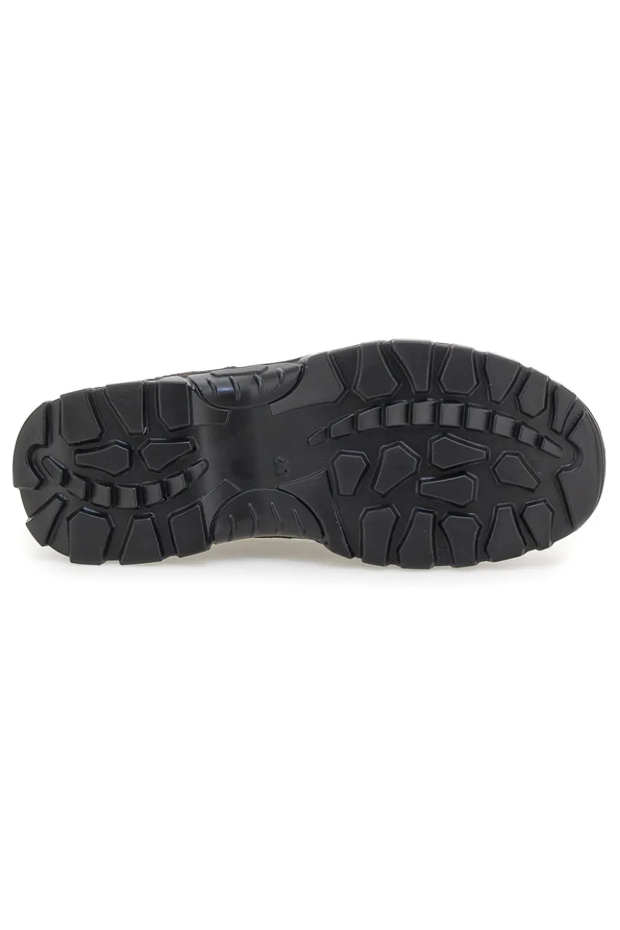Scarpe da trekking verde militare con suola carrarmato Track down 13358S34