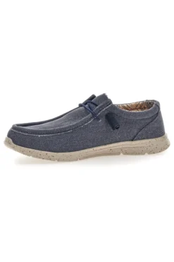 Scarpe da uomo casual blu in tessuto Sevenoaks PK1147L