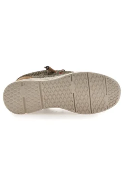 Scarpe da uomo casual dark beige in tessuto Sevenoaks PK1118H