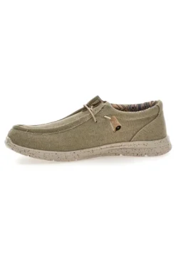 Scarpe da uomo casual verde in tessuto Sevenoaks PK1147M