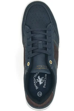 Scarpe da uomo grigio scuro con dettagli a contrasto Beverly hills polo club DANIEL ORTEGA MIX