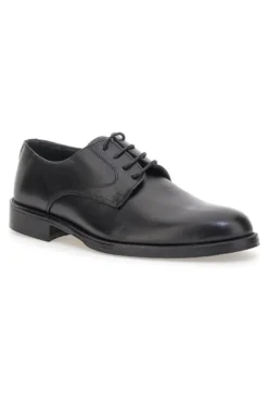 Scarpe eleganti nere in pelle liscia con punta arrotondata Pittarello 7720