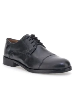 Scarpe eleganti nere stringate in vera pelle Pittarello class 331