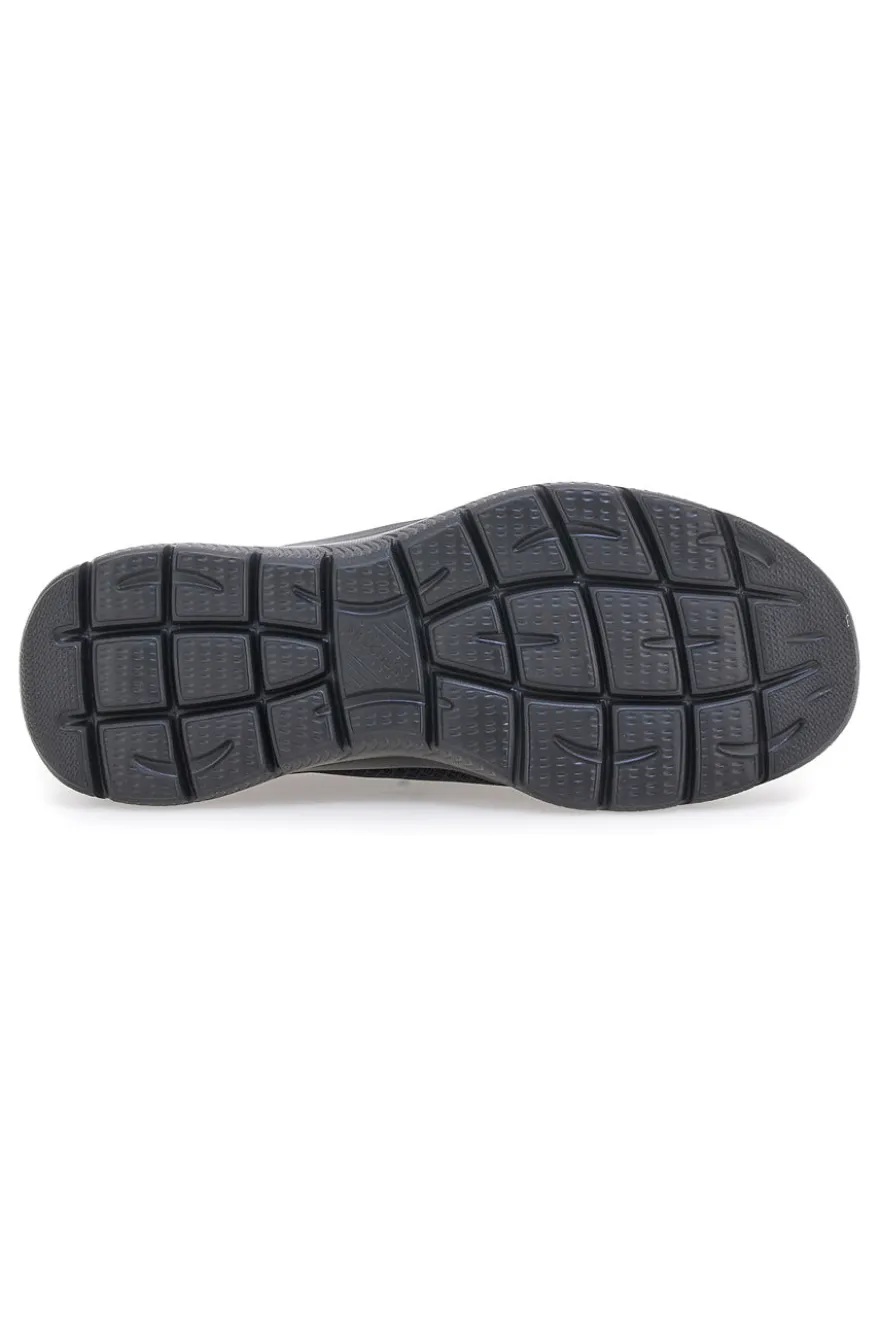 Scarpe navy Slip-ins in mesh con Air-Cooled Memory Foam Skechers Summits High Range Wide Fit