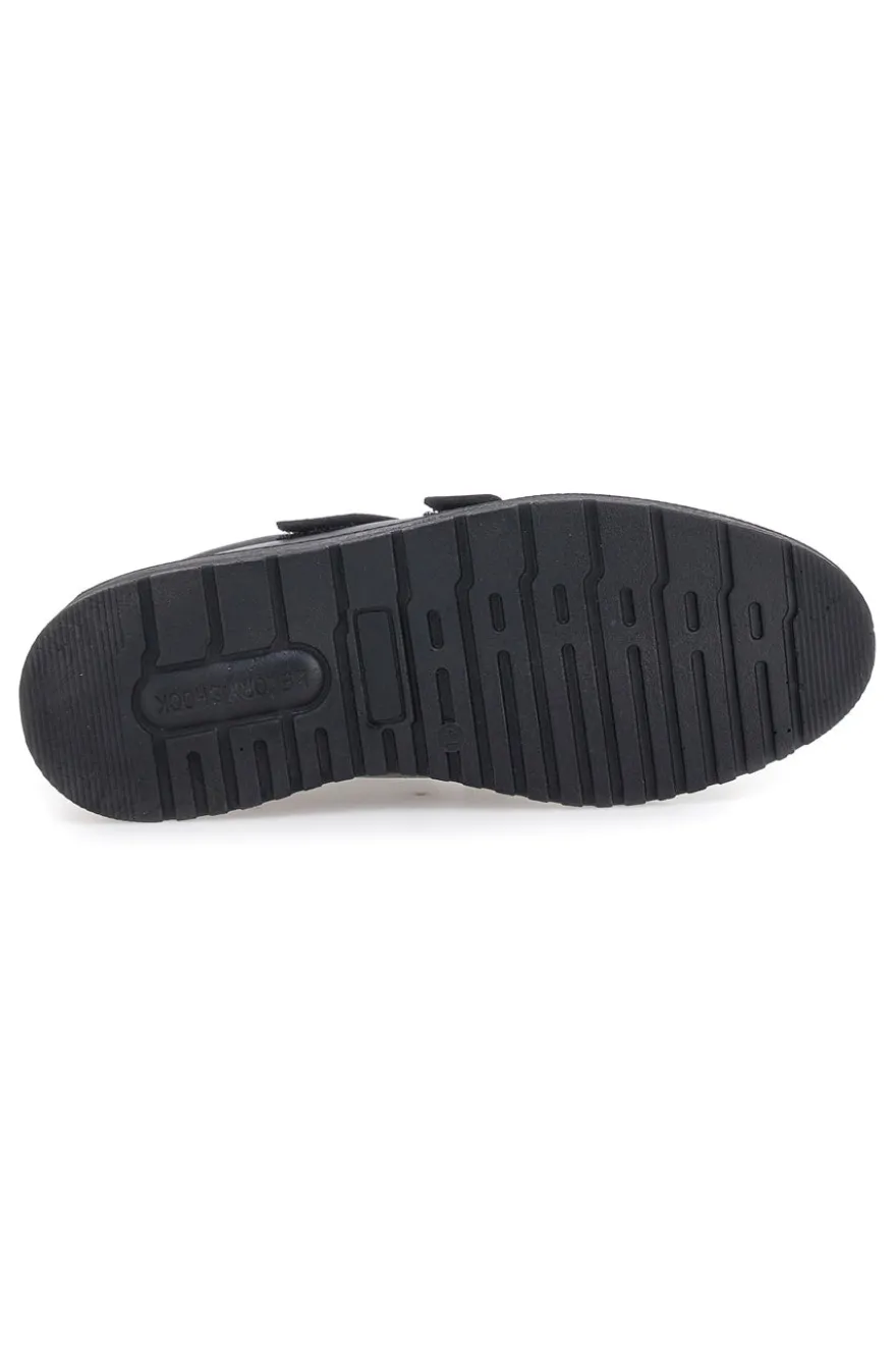Scarpe nere con doppio strappo Claremorris 20116744