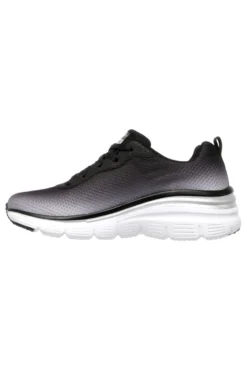 Scarpe nere con suola ammortizzata Skechers Fashion Fit Build Up