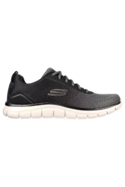 Scarpe nere e verde oliva stile training Skechers Track Ripkent