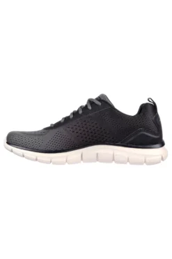 Scarpe nere e verde oliva stile training Skechers Track Ripkent