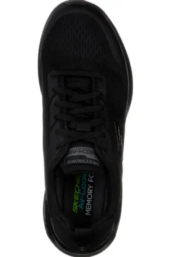 Scarpe nere in mesh con Air Cooled Memory Foam Skechers Dyna-Air Pelland