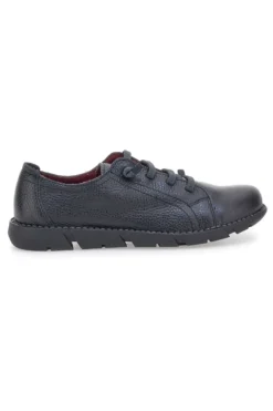 Scarpe nere in pelle con suola flessibile Pittarello Tierra 24224
