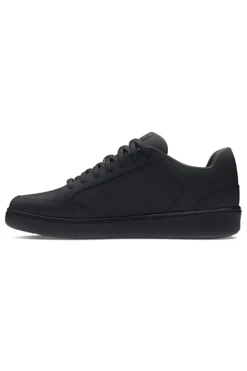 Scarpe nere in pelle con suola piatta Under Armour UA Official