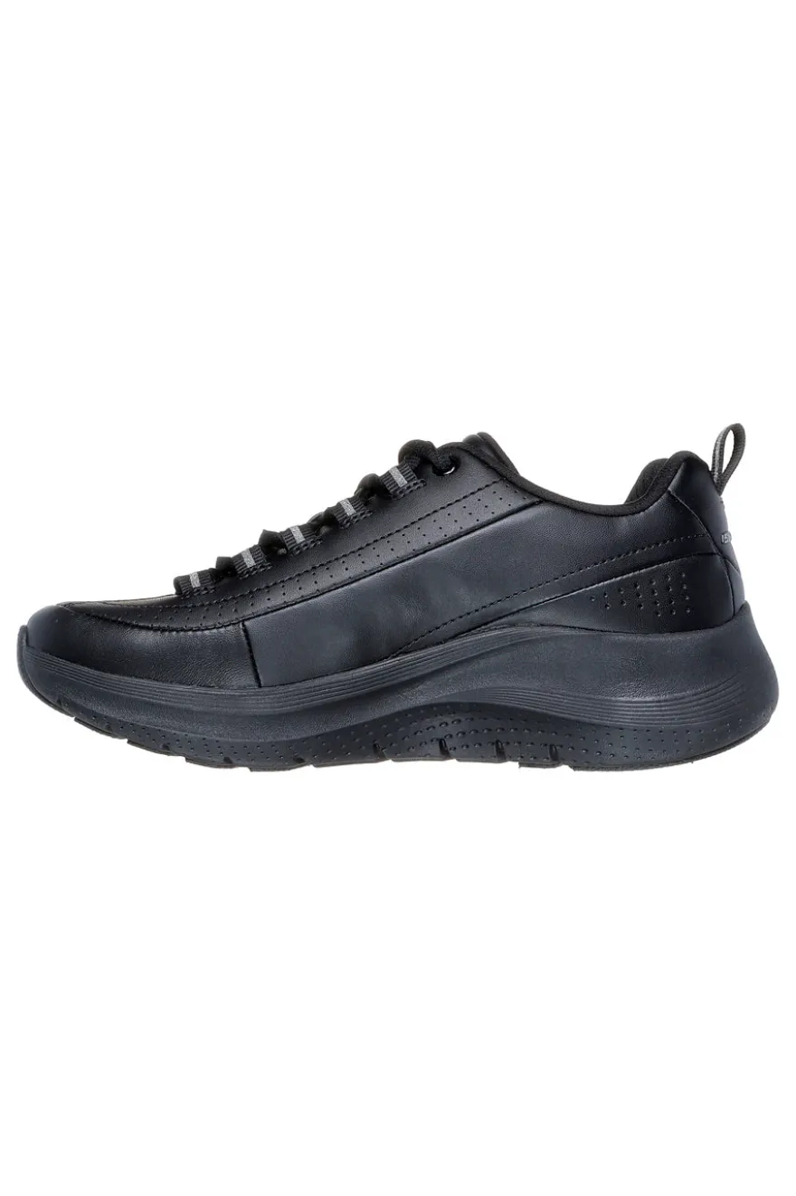 Scarpe nere in pelle con supporto plantare Skechers ARCH FIT 2.0 STAR BOUND